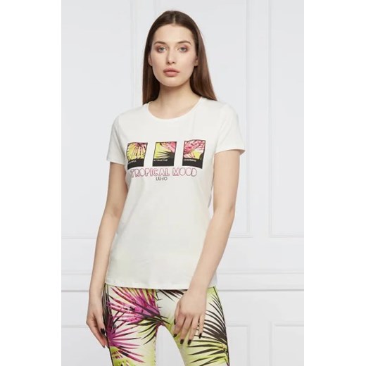 Liu Jo Sport T-shirt | Regular Fit S promocja Gomez Fashion Store