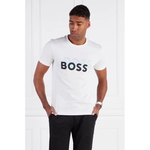 BOSS BLACK T-shirt Tessler 187 | Slim Fit ze sklepu Gomez Fashion Store w kategorii T-shirty męskie - zdjęcie 172921370