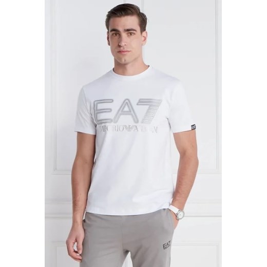 EA7 T-shirt | Regular Fit L okazja Gomez Fashion Store