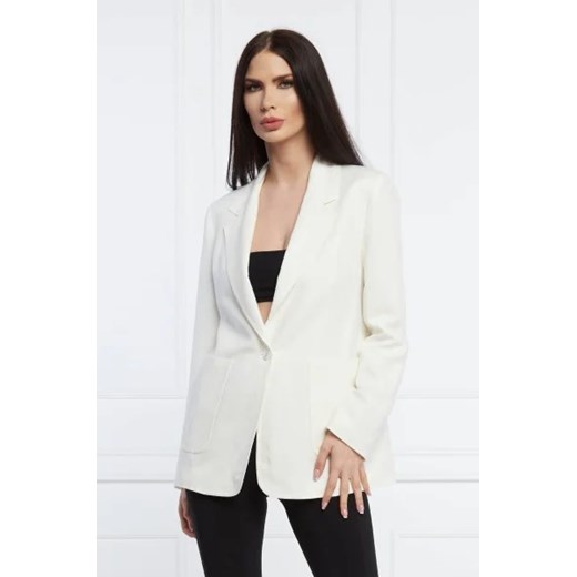 Patrizia Pepe Lniana marynarka | Regular Fit ze sklepu Gomez Fashion Store w kategorii Marynarki damskie - zdjęcie 172921754