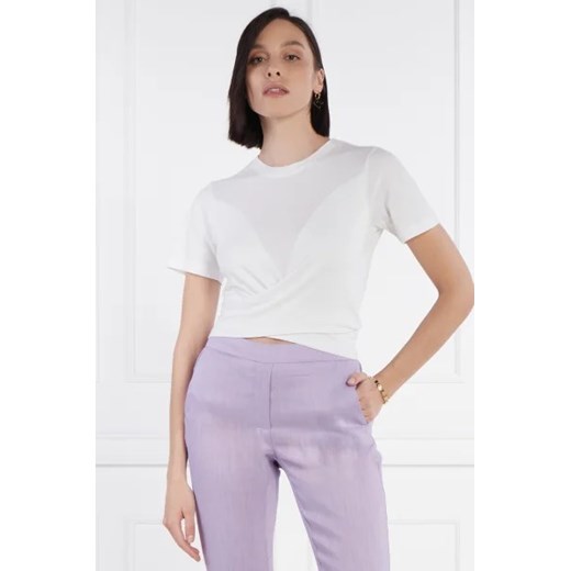 Silvian Heach T-shirt ALUDRA | Cropped Fit ze sklepu Gomez Fashion Store w kategorii Bluzki damskie - zdjęcie 172921881