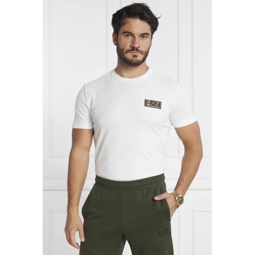 EA7 T-shirt | Regular Fit ze sklepu Gomez Fashion Store w kategorii T-shirty męskie - zdjęcie 172922352
