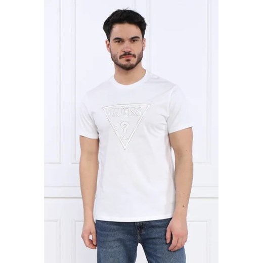 GUESS T-shirt MOISEY | Regular Fit ze sklepu Gomez Fashion Store w kategorii T-shirty męskie - zdjęcie 172922373