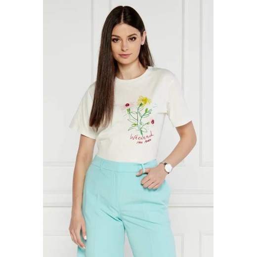 Weekend MaxMara T-shirt BASSANO ze sklepu Gomez Fashion Store w kategorii Bluzki damskie - zdjęcie 172922433