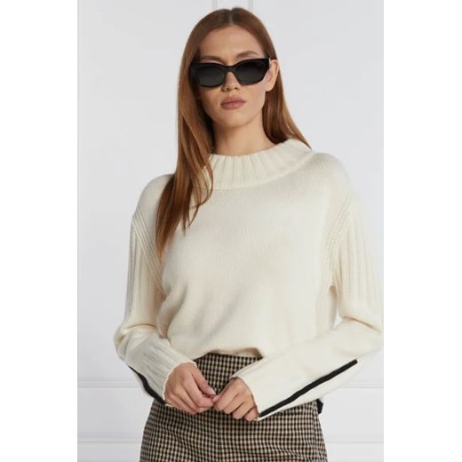 Marc Cain Wełniany sweter | Regular Fit | z dodatkiem kaszmiru Marc Cain 36 Gomez Fashion Store okazja