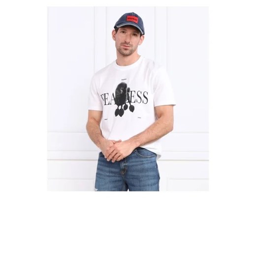 HUGO T-shirt Dogotino | Regular Fit ze sklepu Gomez Fashion Store w kategorii T-shirty męskie - zdjęcie 172923121