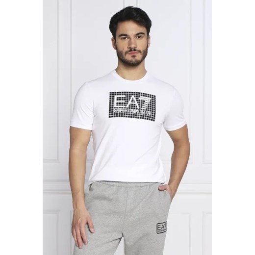EA7 T-shirt | Regular Fit ze sklepu Gomez Fashion Store w kategorii T-shirty męskie - zdjęcie 172923163
