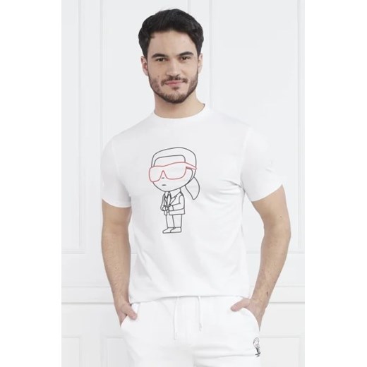 Karl Lagerfeld T-shirt | Regular Fit ze sklepu Gomez Fashion Store w kategorii T-shirty męskie - zdjęcie 172923274