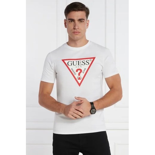 GUESS T-shirt | Slim Fit ze sklepu Gomez Fashion Store w kategorii T-shirty męskie - zdjęcie 172923480