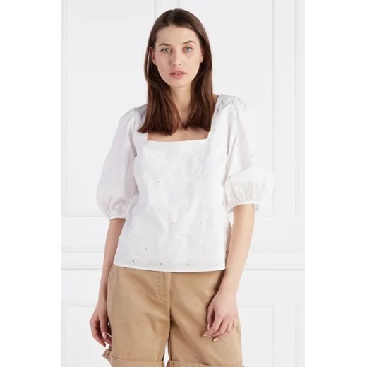 Tommy Hilfiger Bluzka AMD ORG CO | Regular Fit Tommy Hilfiger 42 promocja Gomez Fashion Store