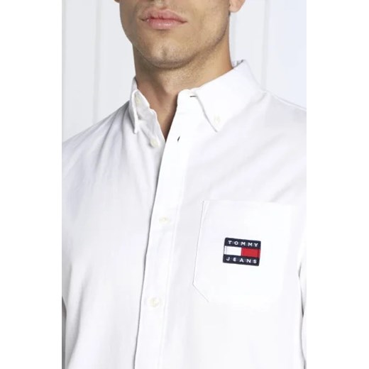 Koszula męska Tommy Jeans z bawełny