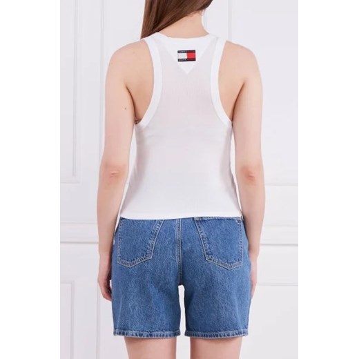 Tommy Hilfiger Top THXSM RIB TANK TOP | Regular Fit Tommy Hilfiger S okazja Gomez Fashion Store