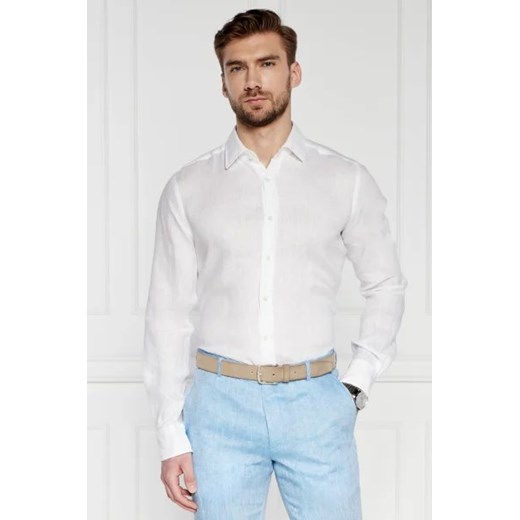 Windsor Lniana koszula Lapo-W | Shaped fit ze sklepu Gomez Fashion Store w kategorii Koszule męskie - zdjęcie 172924384