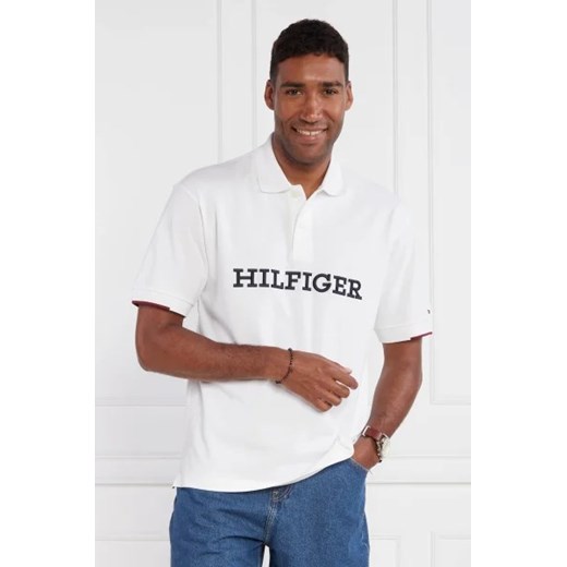 Tommy Hilfiger Polo MONOTYPE STRUC ARCHI | Regular Fit ze sklepu Gomez Fashion Store w kategorii T-shirty męskie - zdjęcie 172924743