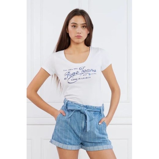 Pepe Jeans London T-shirt MERY | Regular Fit XL okazja Gomez Fashion Store