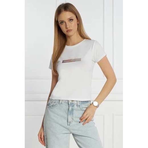 CALVIN KLEIN JEANS T-shirt | Regular Fit ze sklepu Gomez Fashion Store w kategorii Bluzki damskie - zdjęcie 172925551