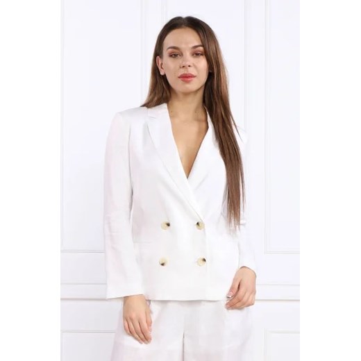 Armani Exchange Lniana marynarka | Regular Fit ze sklepu Gomez Fashion Store w kategorii Marynarki damskie - zdjęcie 172925664