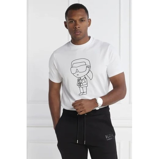Karl Lagerfeld T-shirt | Regular Fit ze sklepu Gomez Fashion Store w kategorii T-shirty męskie - zdjęcie 172925732