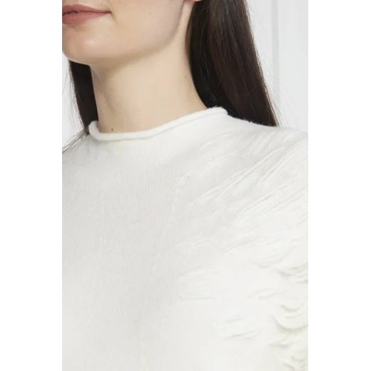 Liviana Conti Wełniany sweter | Relaxed fit | z dodatkiem kaszmiru Liviana Conti M promocja Gomez Fashion Store