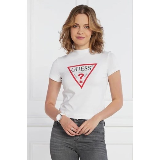GUESS T-shirt | Regular Fit ze sklepu Gomez Fashion Store w kategorii Bluzki damskie - zdjęcie 172926181