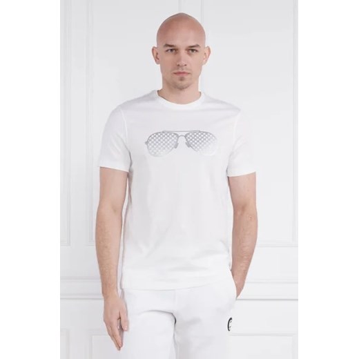 Michael Kors T-shirt CHECKER AVIATOR | Regular Fit ze sklepu Gomez Fashion Store w kategorii T-shirty męskie - zdjęcie 172926663