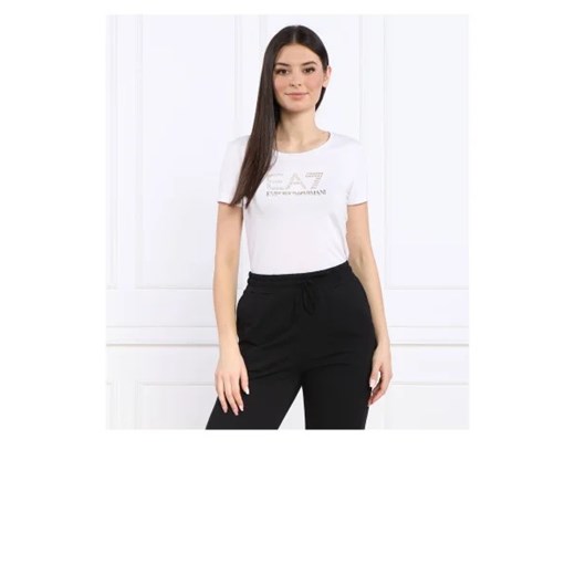 EA7 T-shirt | Regular Fit M okazja Gomez Fashion Store