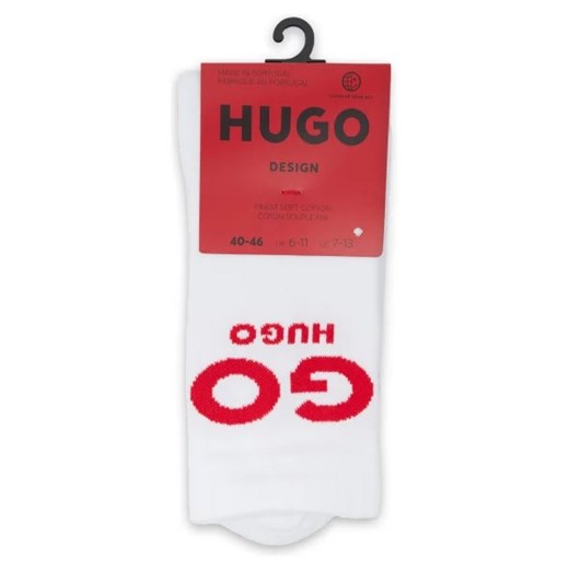 Hugo Bodywear Skarpety QS RIB SLOGAN CC 40-46 wyprzedaż Gomez Fashion Store