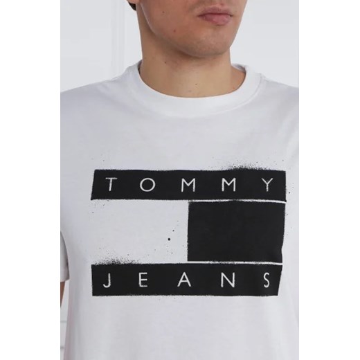 Tommy Jeans T-shirt TJM CLSC SPRAY FLAG | Regular Fit Tommy Jeans XL okazyjna cena Gomez Fashion Store