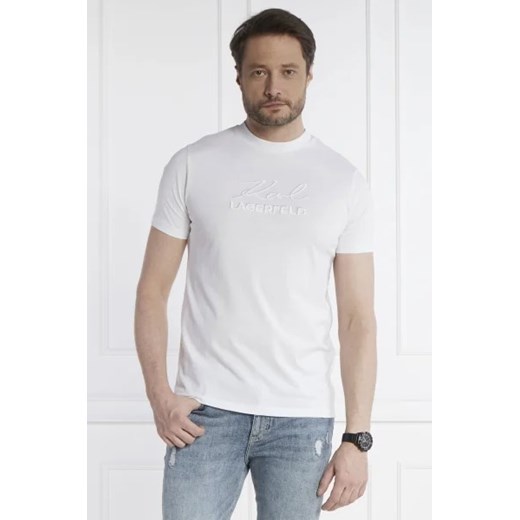 Karl Lagerfeld T-shirt | Regular Fit ze sklepu Gomez Fashion Store w kategorii T-shirty męskie - zdjęcie 172927744