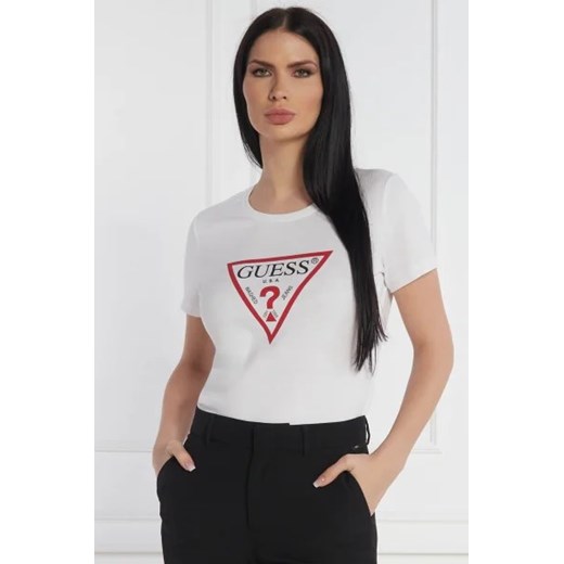 GUESS T-shirt | Regular Fit ze sklepu Gomez Fashion Store w kategorii Bluzki damskie - zdjęcie 172927833