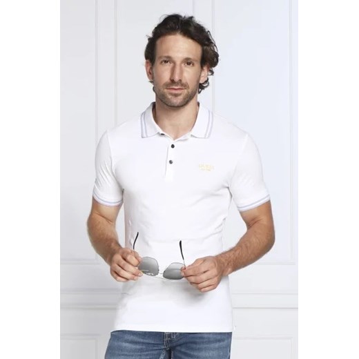 GUESS Polo NOLAN | Extra slim fit ze sklepu Gomez Fashion Store w kategorii T-shirty męskie - zdjęcie 172928022