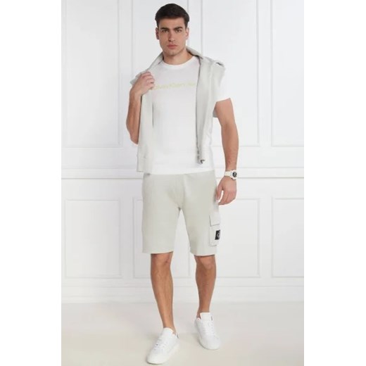 CALVIN KLEIN JEANS T-shirt INSTITUTIONAL LOGO | Slim Fit XL wyprzedaż Gomez Fashion Store