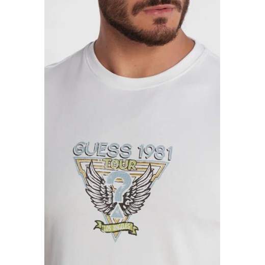 T-shirt męski Guess bawełniany 