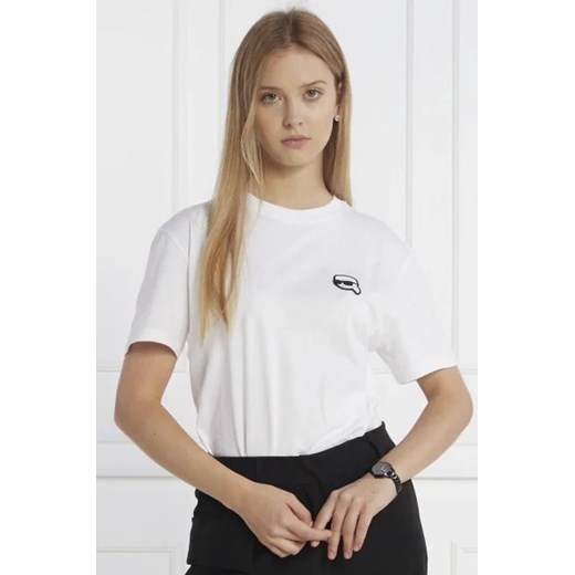 Karl Lagerfeld T-shirt ikonik 2.0 | Oversize fit ze sklepu Gomez Fashion Store w kategorii Bluzki damskie - zdjęcie 172928794