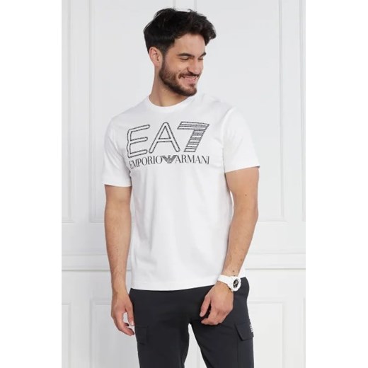 EA7 T-shirt | Regular Fit ze sklepu Gomez Fashion Store w kategorii T-shirty męskie - zdjęcie 172929191