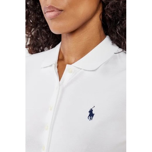 Bluzka damska Polo Ralph Lauren na wiosnę z kołnierzykiem 