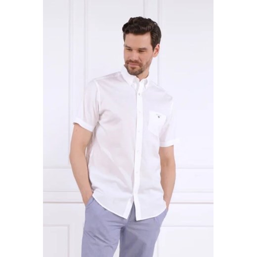 Gant Koszula REG BROADCLOTH SS BD | Regular Fit Gant XXXL Gomez Fashion Store wyprzedaż