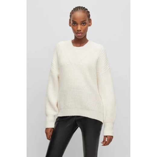 HUGO Wełniany sweter Sesamia | Oversize fit XL okazja Gomez Fashion Store