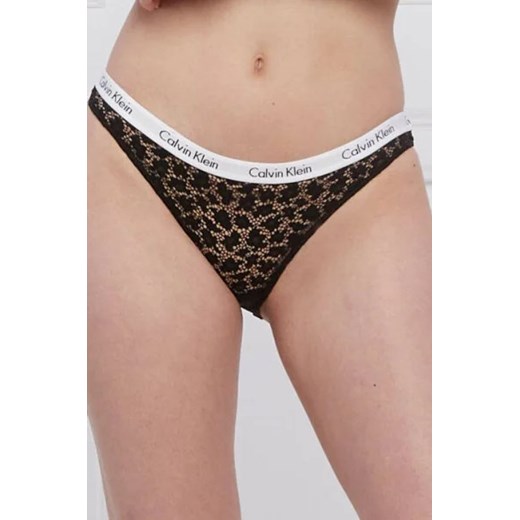Majtki damskie Calvin Klein Underwear koronkowe z nylonu