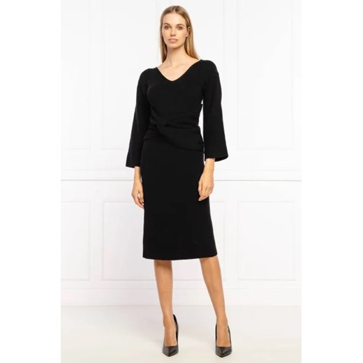 Emporio Armani Wełniana sukienka Emporio Armani 34 promocyjna cena Gomez Fashion Store