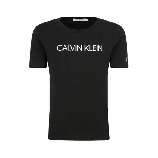 CALVIN KLEIN JEANS T-shirt INSTITUTIONAL | Regular Fit ze sklepu Gomez Fashion Store w kategorii T-shirty chłopięce - zdjęcie 172940204