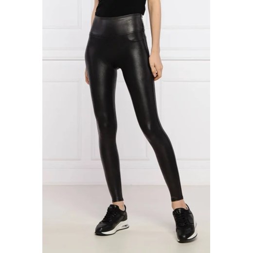 Spanx Legginsy Faux Leather | Slim Fit | high waist ze sklepu Gomez Fashion Store w kategorii Spodnie damskie - zdjęcie 172940273