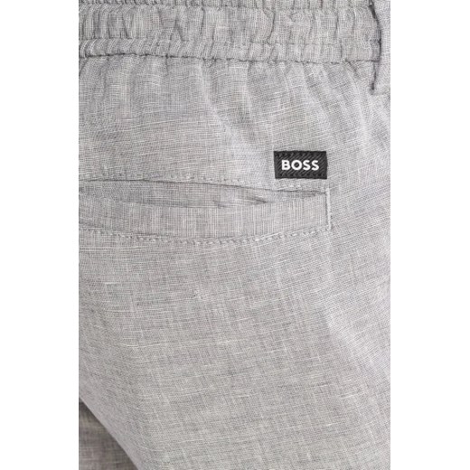 BOSS BLACK Spodnie Kane-DS | Tapered fit | z dodatkiem lnu 52 Gomez Fashion Store