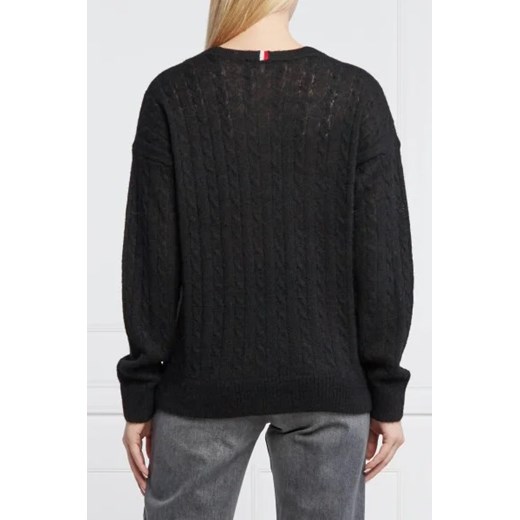 Tommy Hilfiger Wełniany sweter | Relaxed fit Tommy Hilfiger S wyprzedaż Gomez Fashion Store