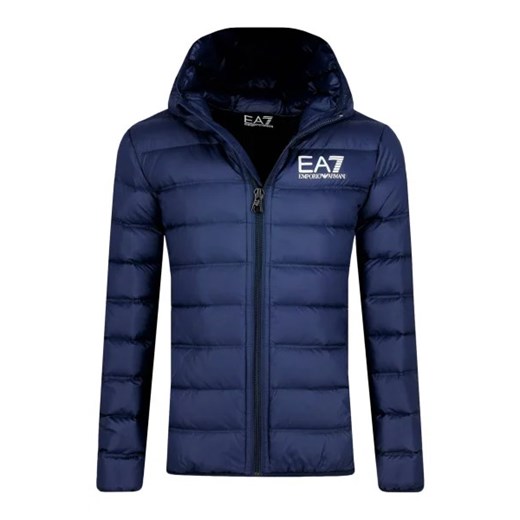 EA7 Puchowa kurtka | Regular Fit ze sklepu Gomez Fashion Store w kategorii Kurtki chłopięce - zdjęcie 172941184