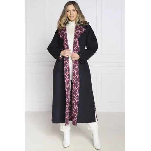 Tommy Hilfiger Wełniany płaszcz Tommy Hilfiger 38 wyprzedaż Gomez Fashion Store