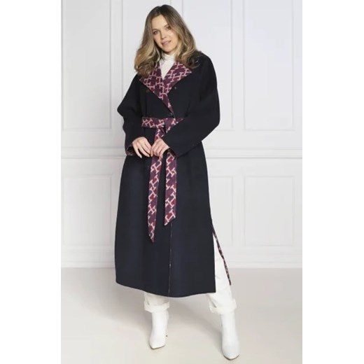 Tommy Hilfiger Wełniany płaszcz Tommy Hilfiger 38 Gomez Fashion Store wyprzedaż