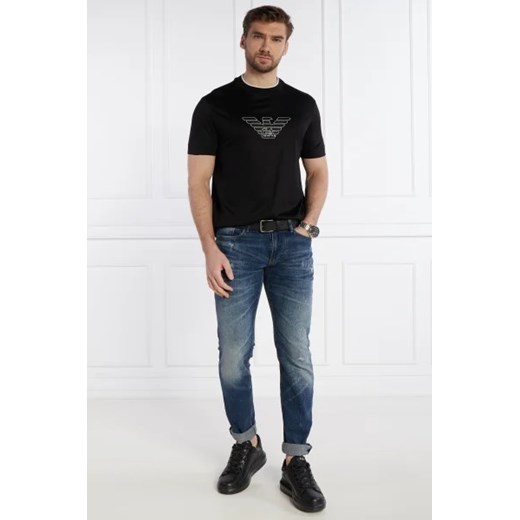Jeansy męskie Emporio Armani bawełniane