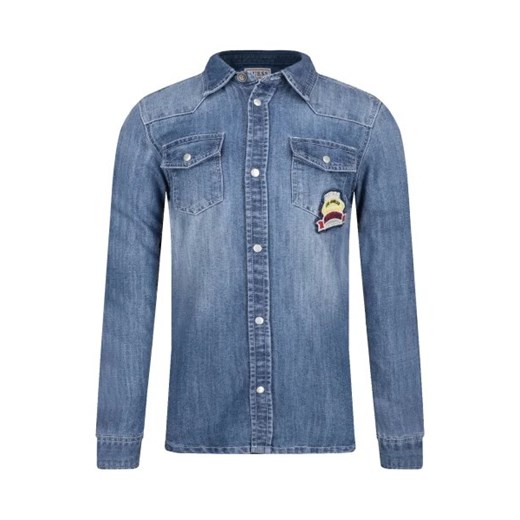 Guess Koszula | Regular Fit | denim ze sklepu Gomez Fashion Store w kategorii Koszule chłopięce - zdjęcie 172943624
