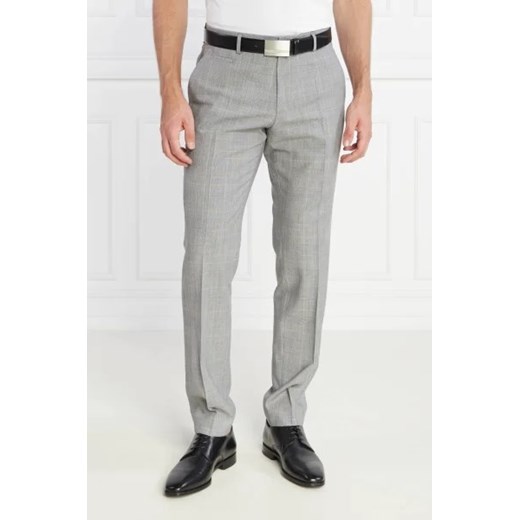 BOSS BLACK Spodnie H-Genius-224 | Regular Fit | z dodatkiem wełny ze sklepu Gomez Fashion Store w kategorii Spodnie męskie - zdjęcie 172943774